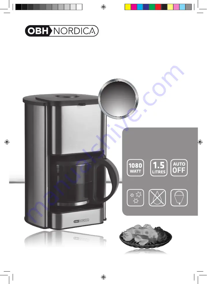 OBH Nordica Cafe Avanti steel Instructions Of Use Download Page 1