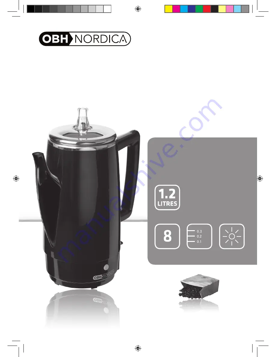 OBH Nordica percolator 2399 Скачать руководство пользователя страница 1