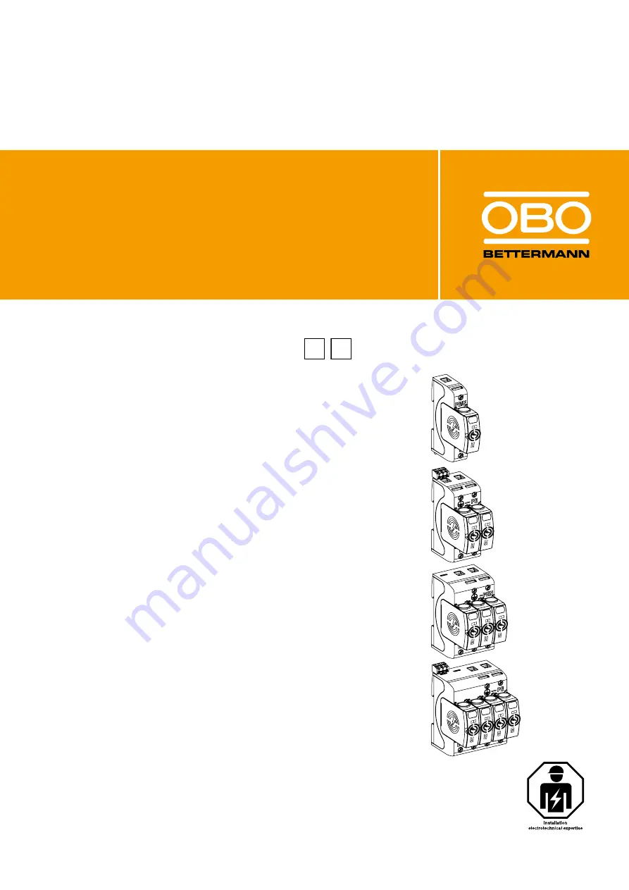 OBO Bettermann V50 385 Series Installation Instructions Manual Download Page 1