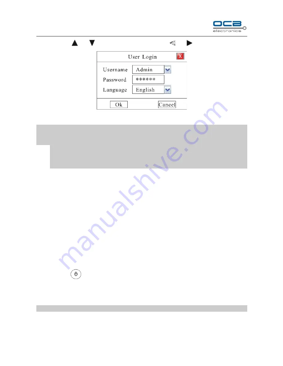 OCB OCB-DVR404DB User Instruction Manual Download Page 24