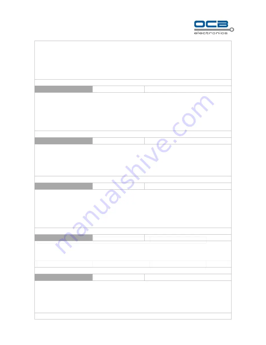 OCB OCB-VT-013 User Manual Download Page 27