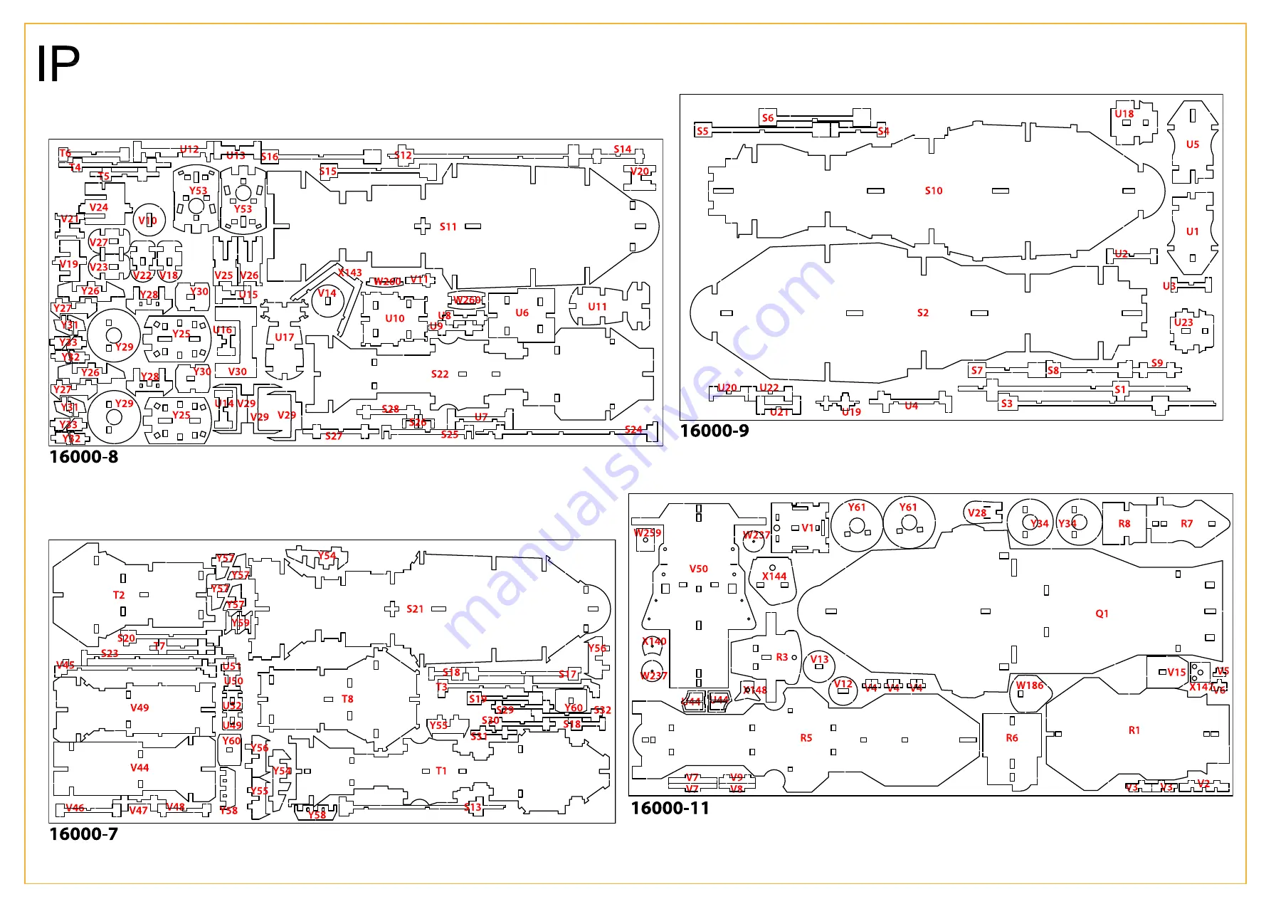 OcCre Prinz Eugen Assembly Instructions Manual Download Page 58