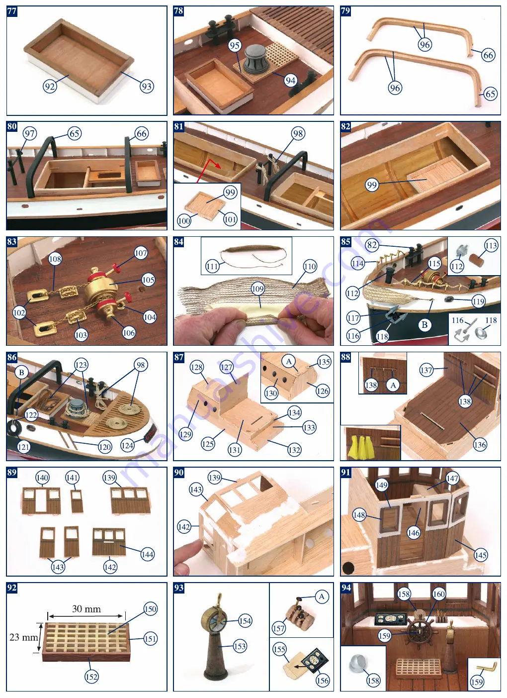 OcCre ULISES R-C Remolcador 61001 Assembly Instructions Manual Download Page 30