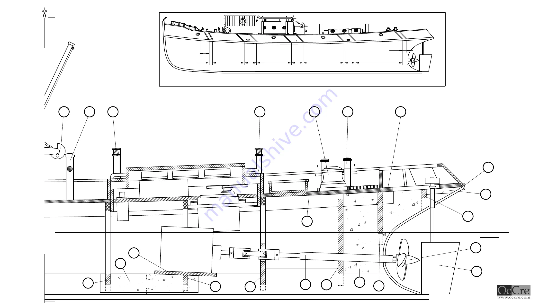 OcCre ULISES R-C Remolcador 61001 Assembly Instructions Manual Download Page 38