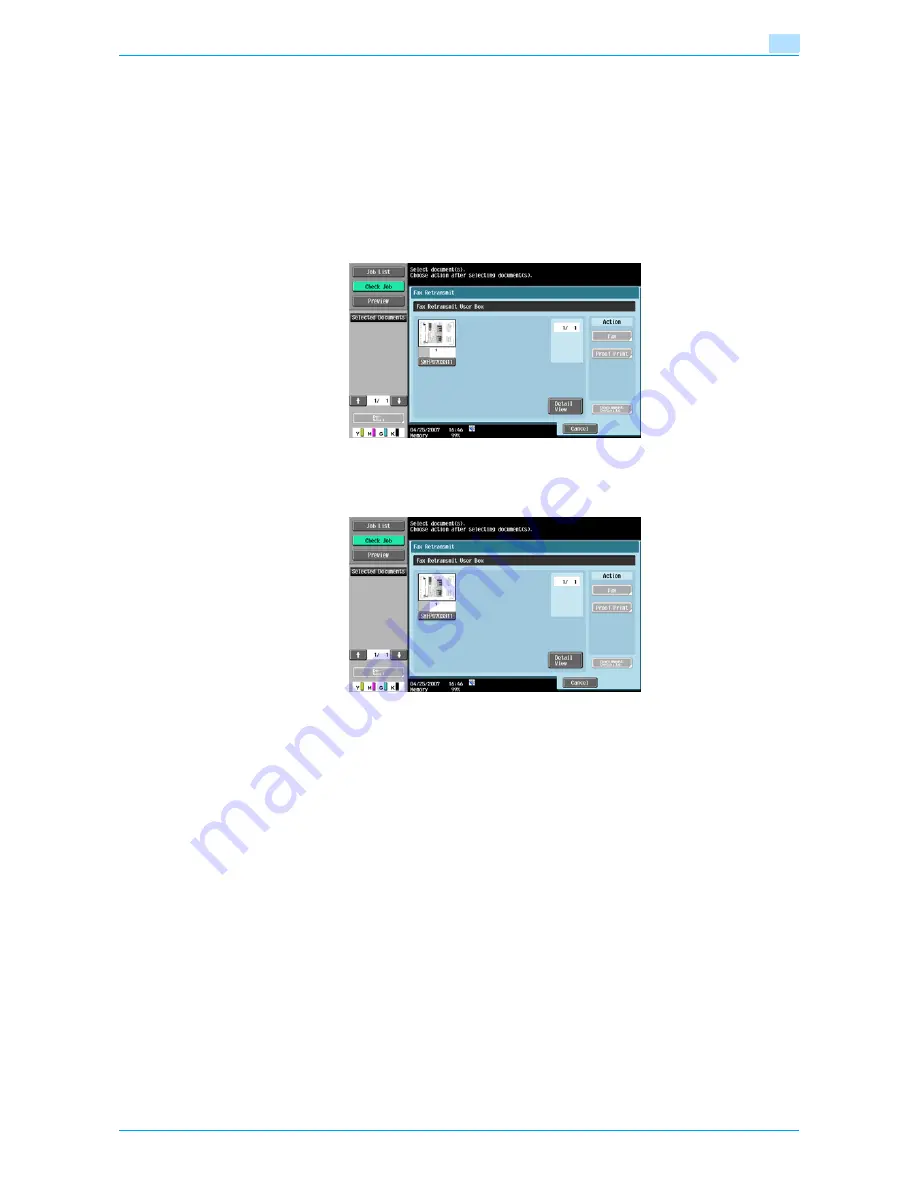 Oce cm2522 User Manual Download Page 155