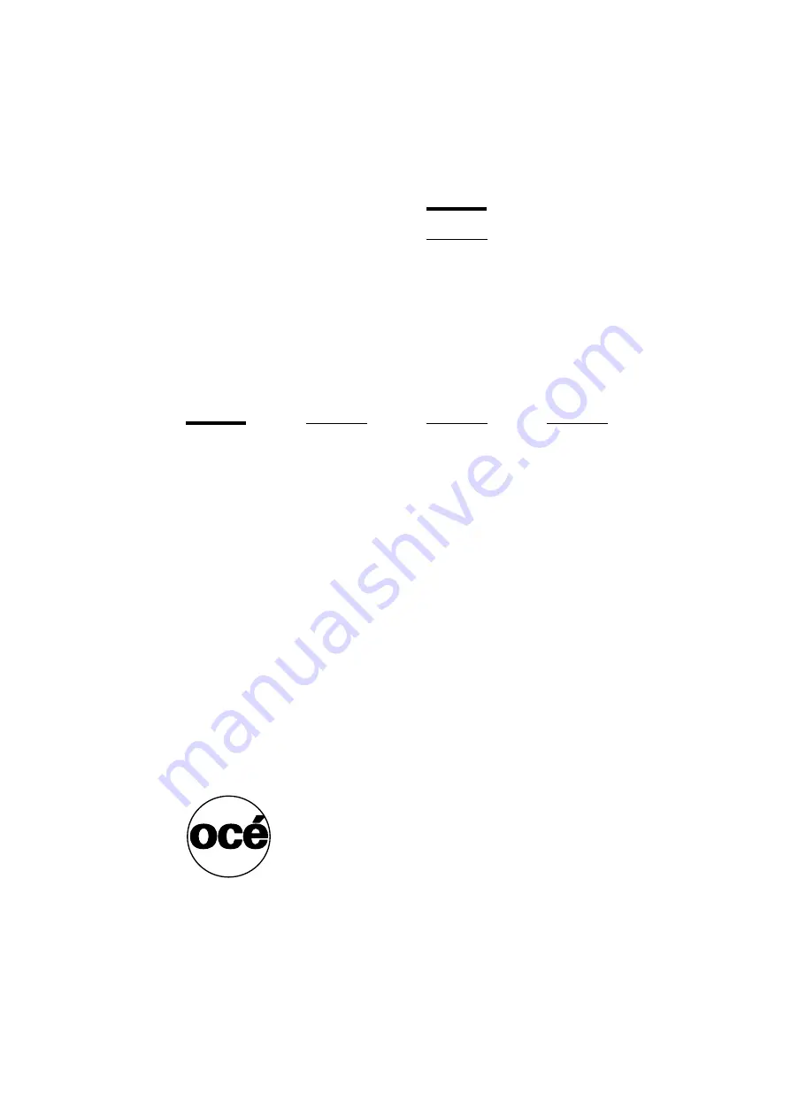 Oce CS 5070 User Manual Download Page 127