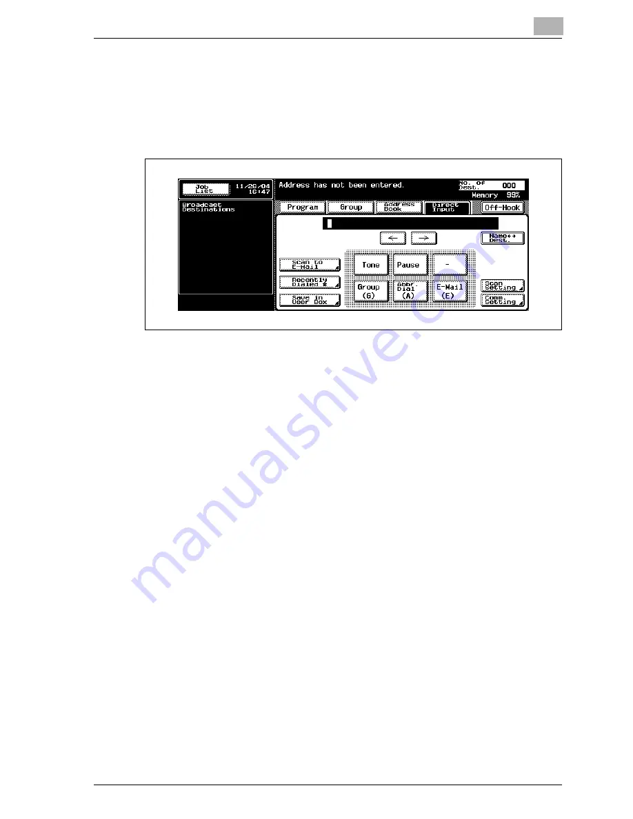 Oce CS172 FK-502 User Manual Download Page 99