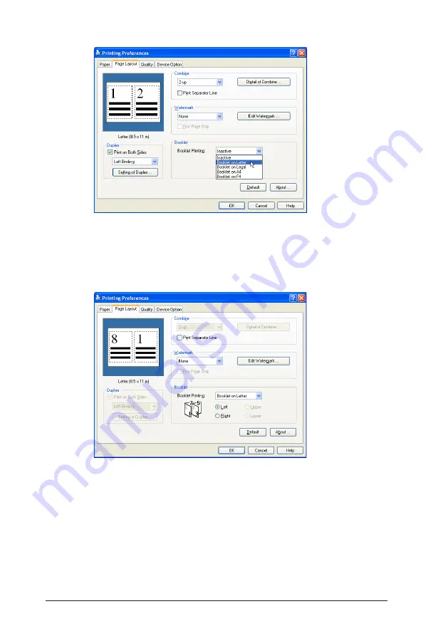 Oce fx2081 Скачать руководство пользователя страница 55