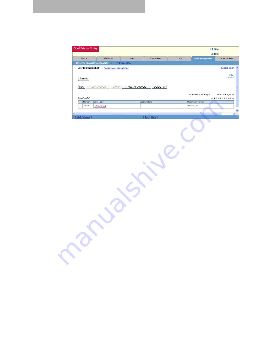 Oce im5530 User Management Manual Download Page 30