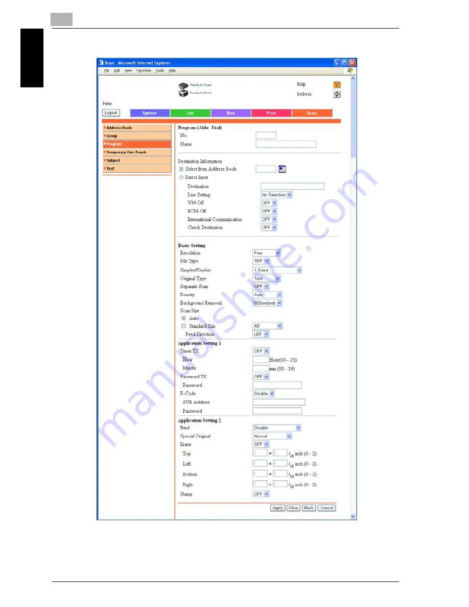 Oce im7520 User Manual Download Page 420