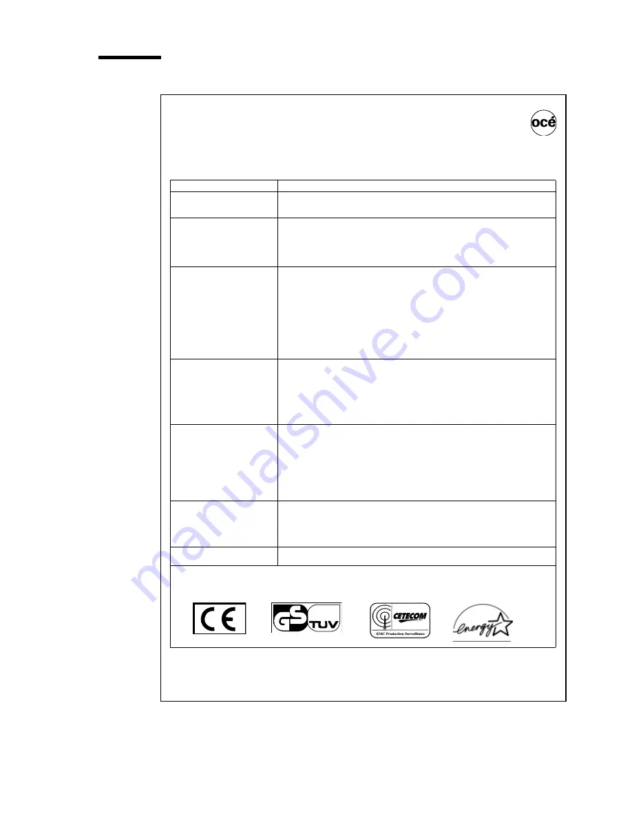 Oce TDS400 User Manual Download Page 189