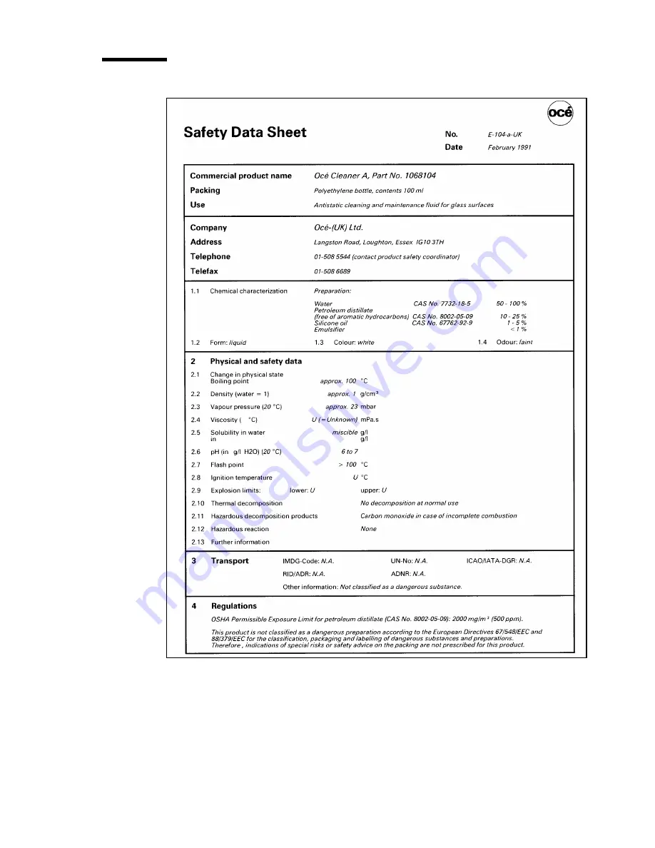 Oce TDS400 User Manual Download Page 197