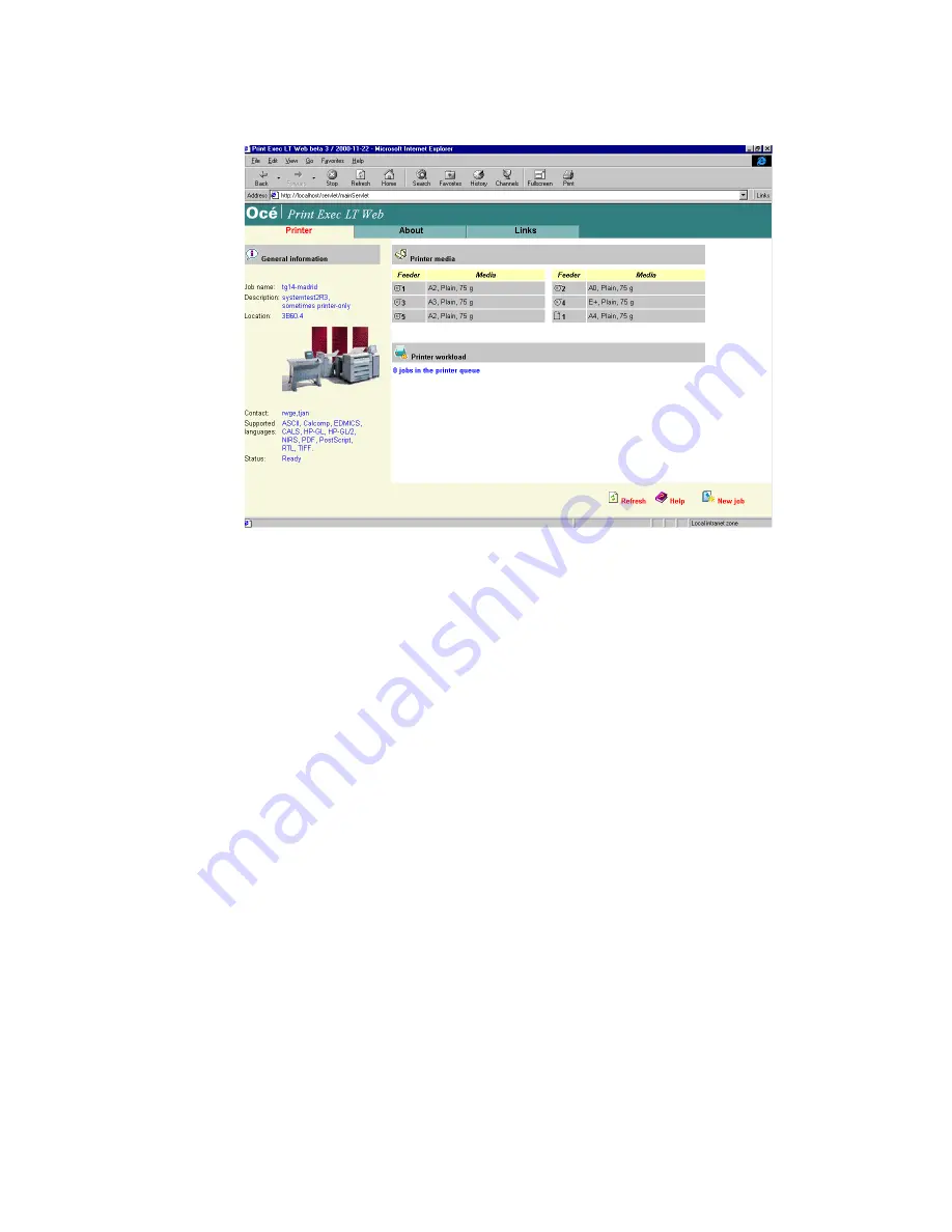 Oce TDS600 User Manual Download Page 107