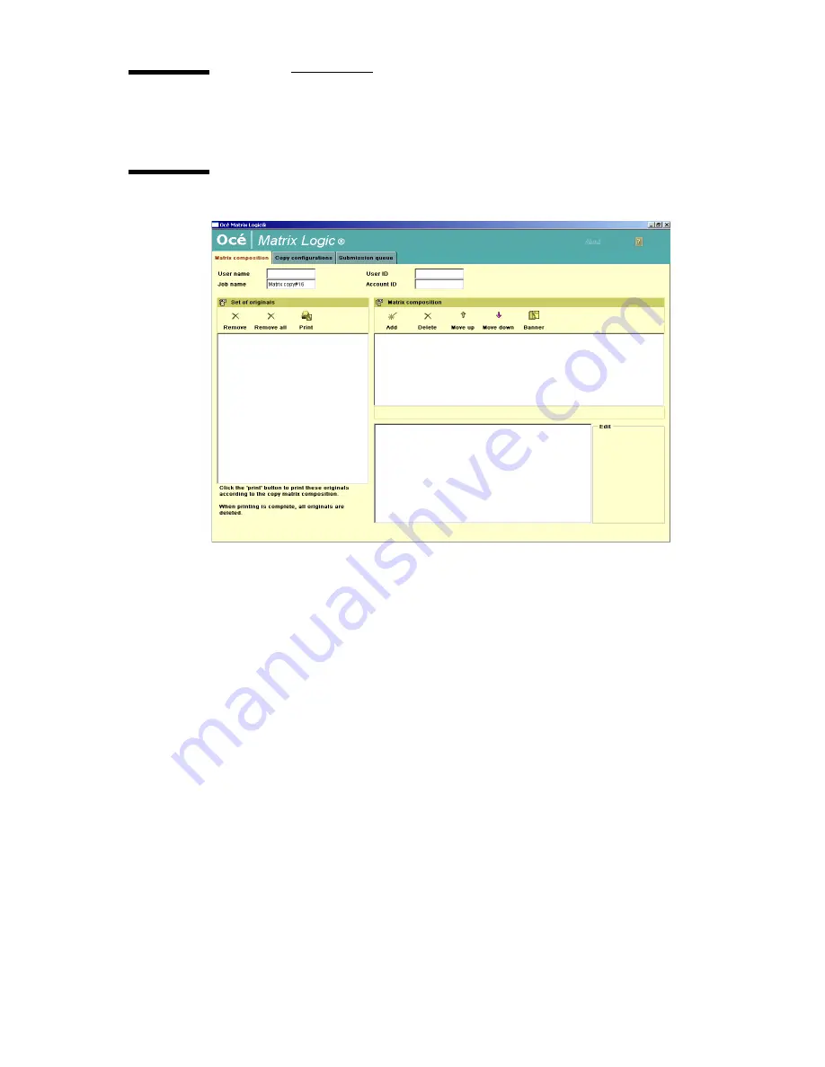 Oce TDS860 User Manual Download Page 163