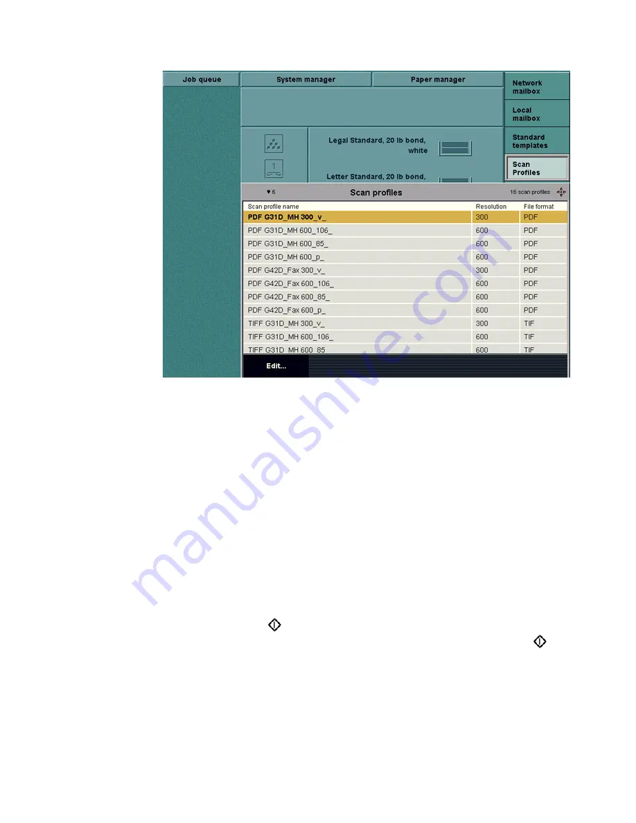 Oce VarioPrint 2105 Manual For Use Download Page 165