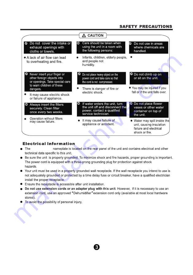 Ocean Breeze OBZ-50DHPN Instruction Manual Download Page 4