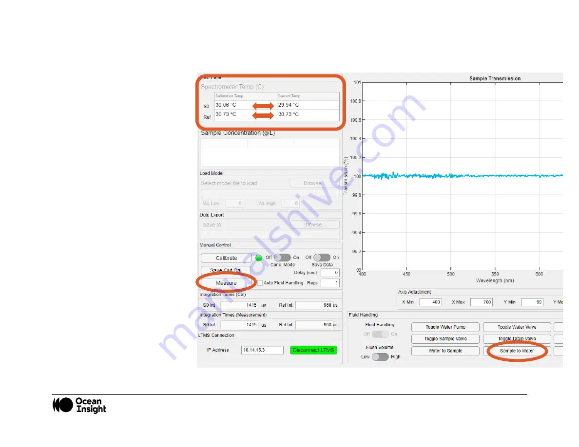 Ocean Insight LTMS Installation And Operation Manual Download Page 11