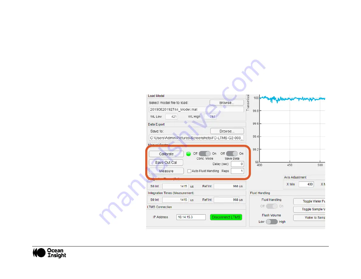 Ocean Insight LTMS Installation And Operation Manual Download Page 13