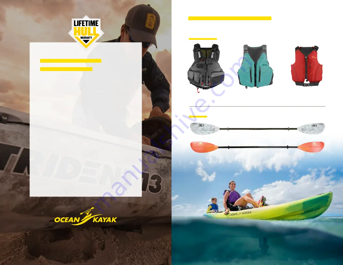 Ocean Kayak Trident 11 Owner'S Manual Download Page 6