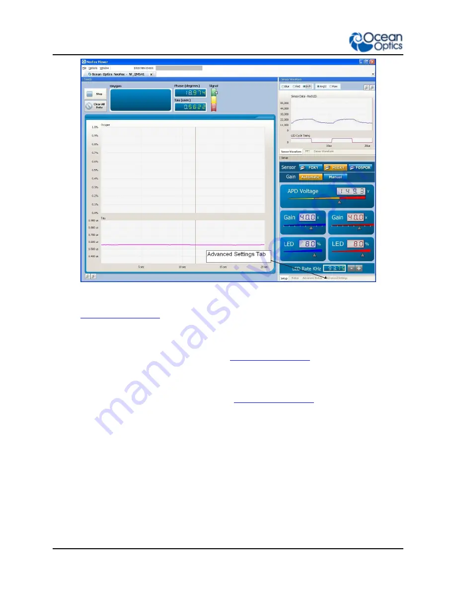 Ocean Optics NeoFox Installation And Operation Manual Download Page 56