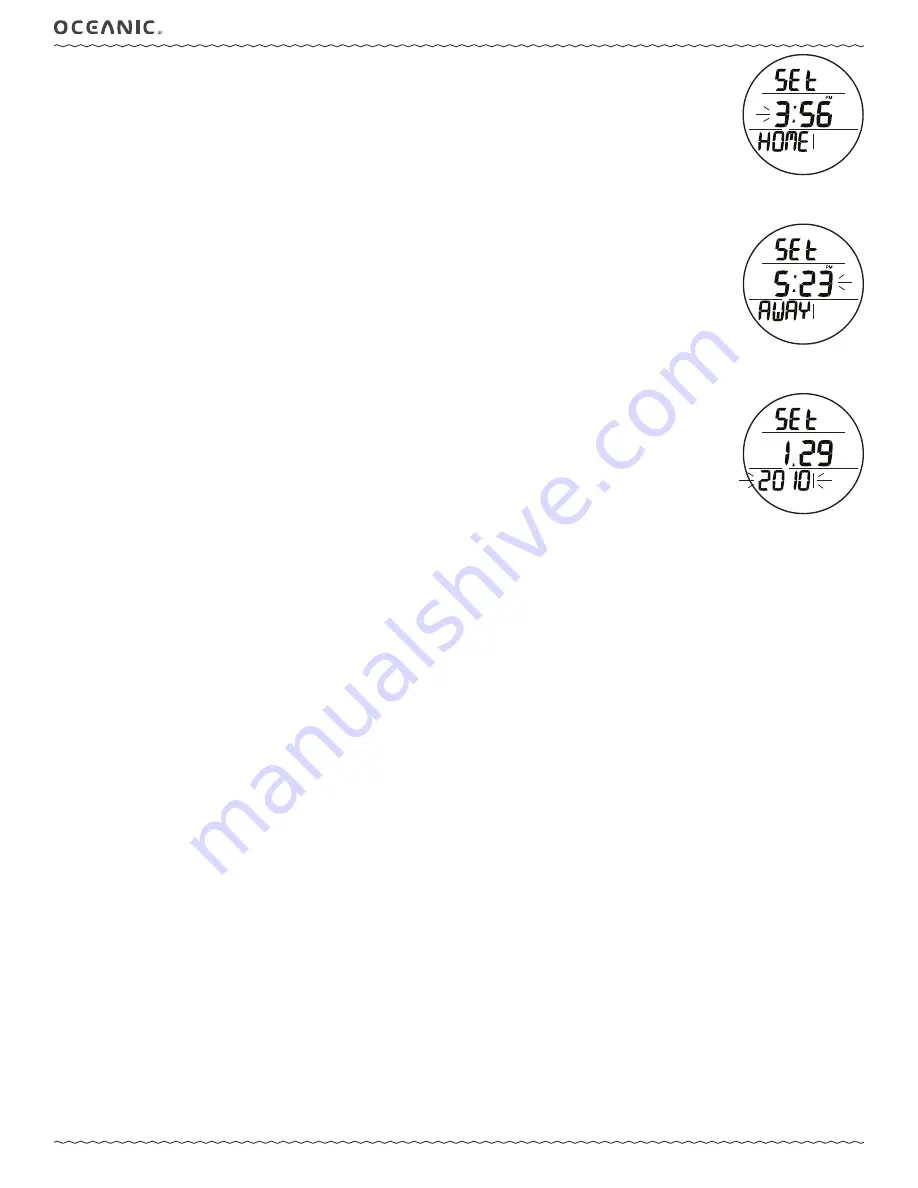 Oceanic ATOM 3.0 Operating Manual Download Page 14