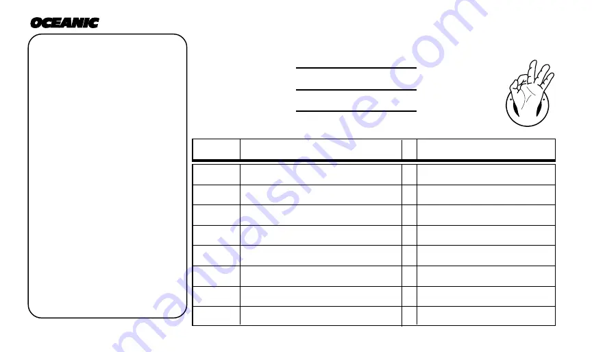 Oceanic Data 100 Owner'S Manual Download Page 90