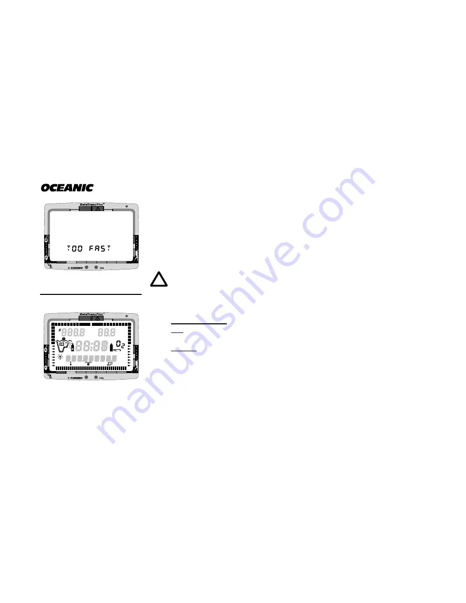 Oceanic DataTrans Plus Owner'S Manual Download Page 18