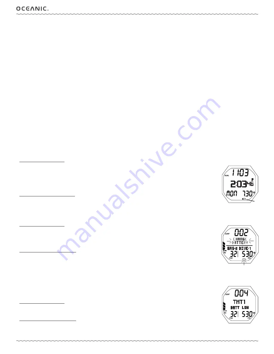 Oceanic OCi Operating Manual Download Page 10