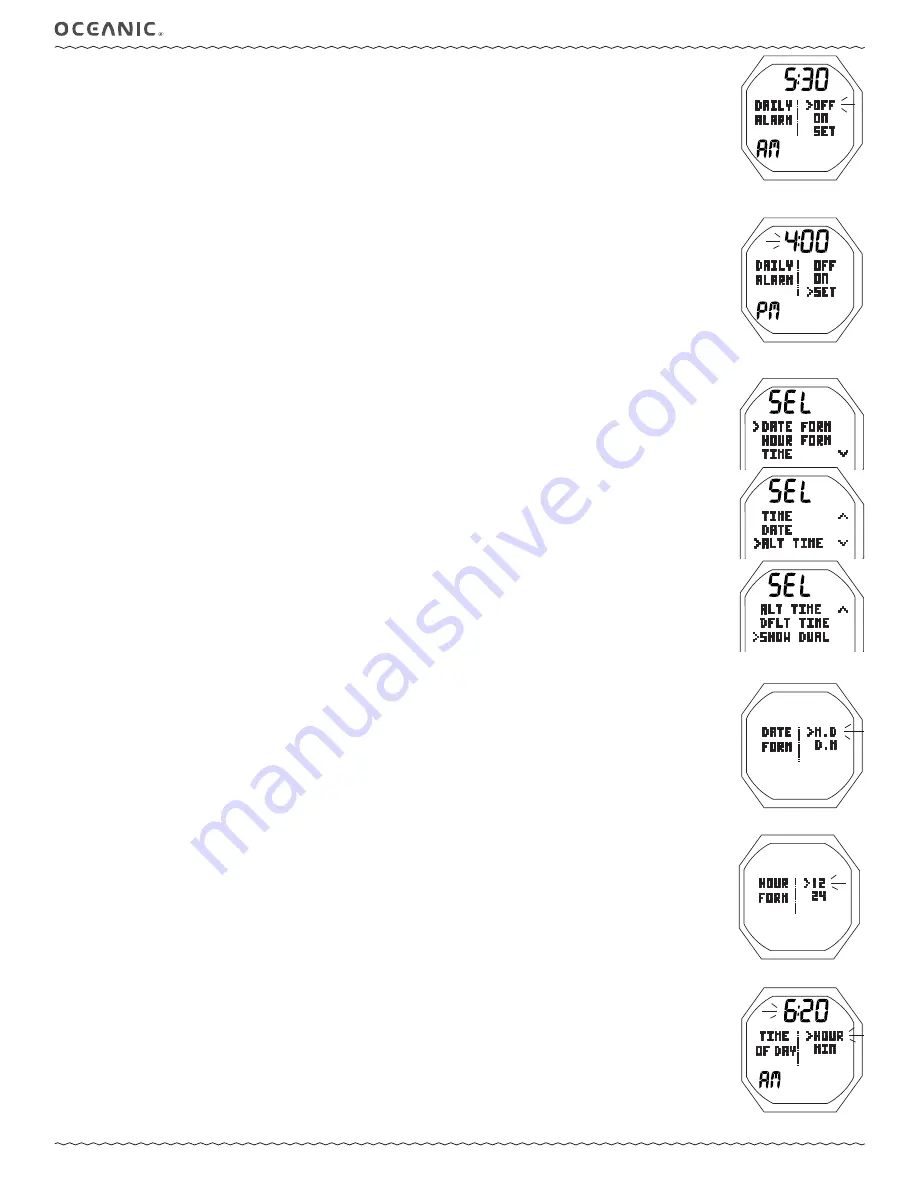 Oceanic OCi Operating Manual Download Page 14