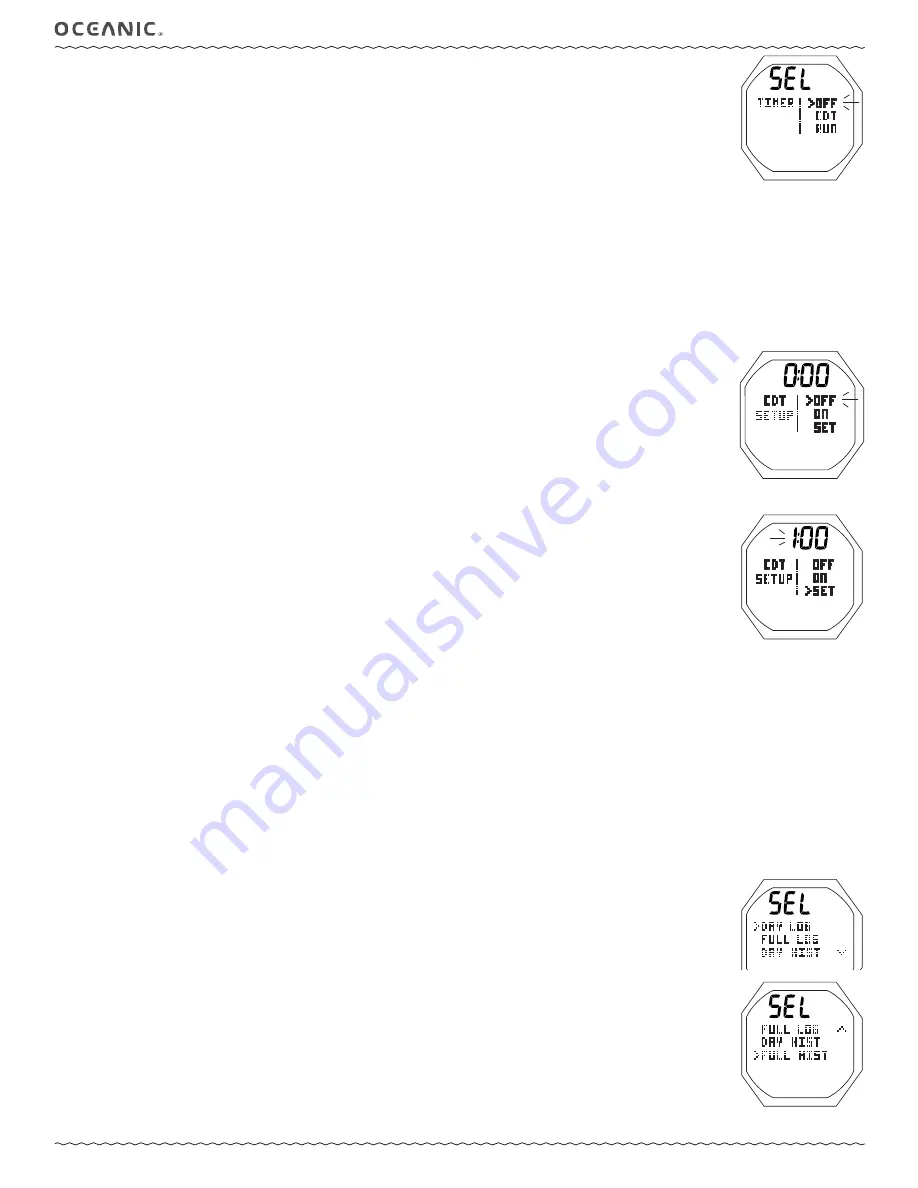 Oceanic OCi Operating Manual Download Page 50