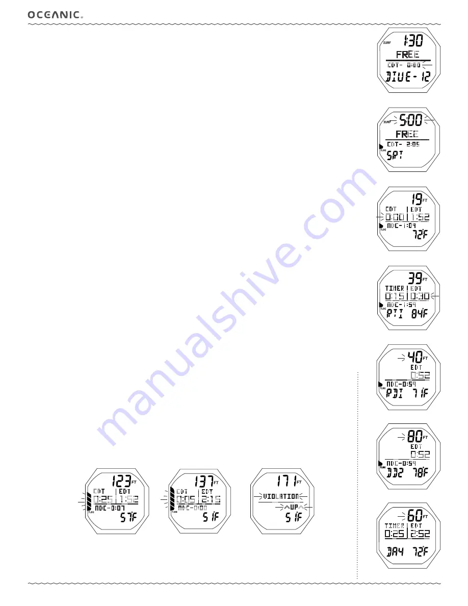 Oceanic OCi Operating Manual Download Page 59