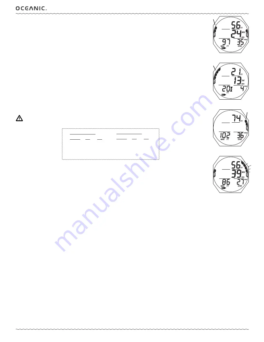 Oceanic OCL Operating Manual Download Page 25