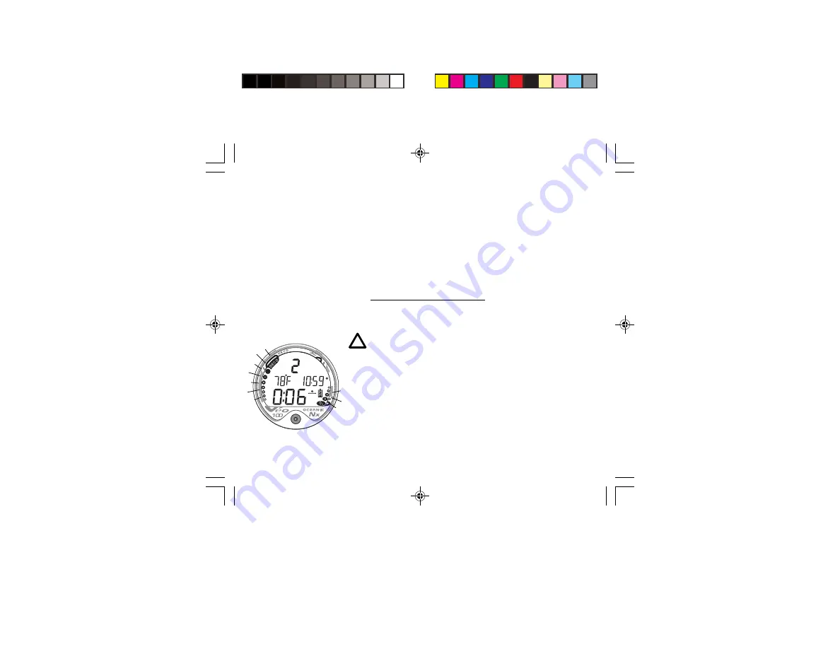 Oceanic Personal Dive Computer Veo 100Nx Operating Manual Download Page 42