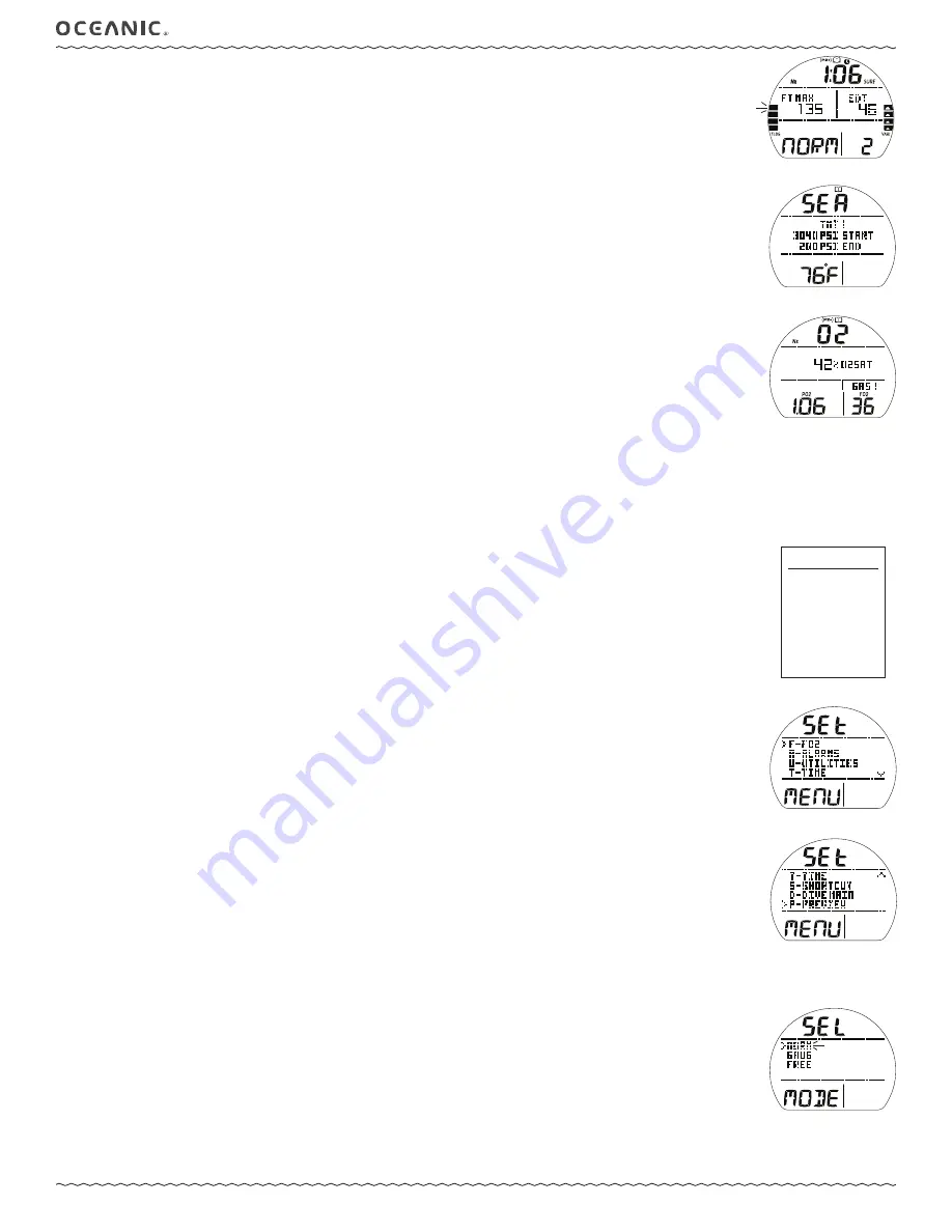 Oceanic VT 4.0 Operating Manual Download Page 13