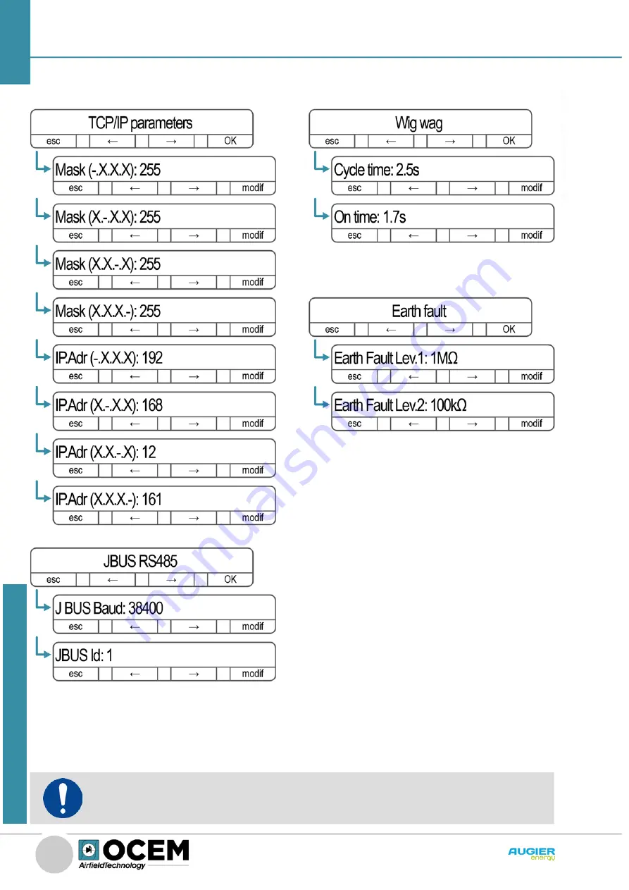 OCEM DIAM3200 IGBT Use And Maintenance Manual Download Page 40