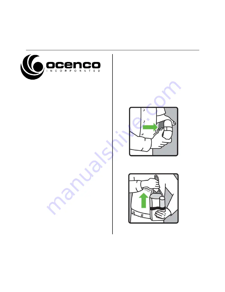 OCENCO M-40 SCSR Instruction Booklet Download Page 2