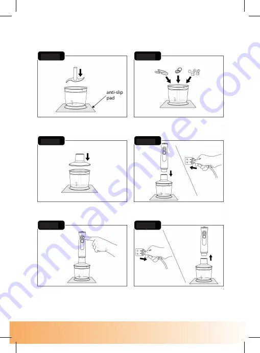 Ocina Stick Blender Set Manual Download Page 14