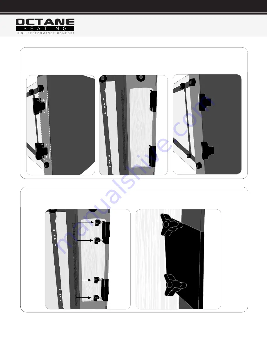 Octane Seating Seat Connector Kit Instructions Download Page 2