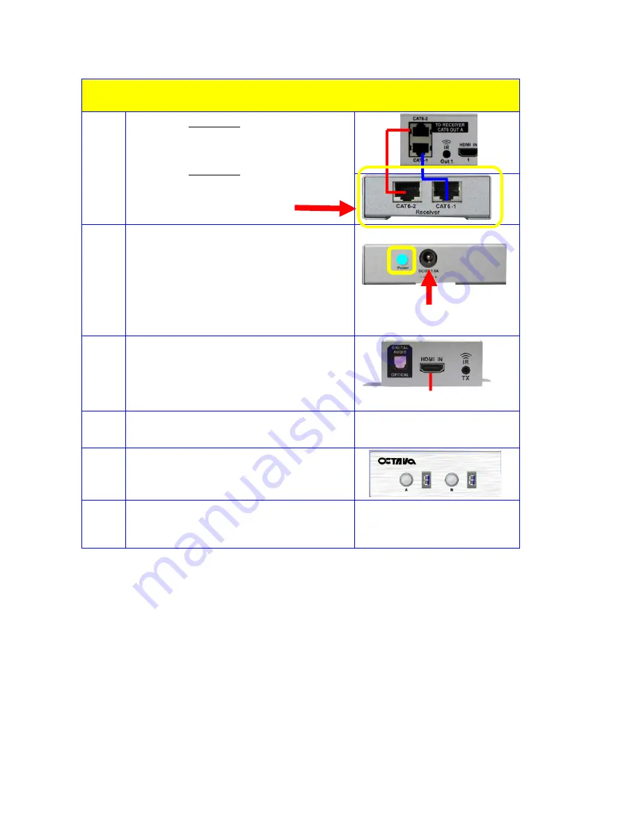 Octava HD42CATMX Installation Manual Download Page 12