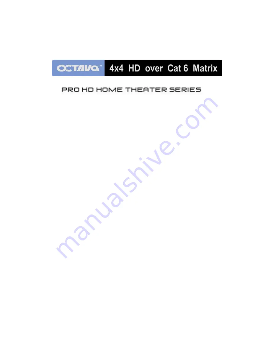 Octava HDHC44MX-V1.3 Installation Manual Download Page 1