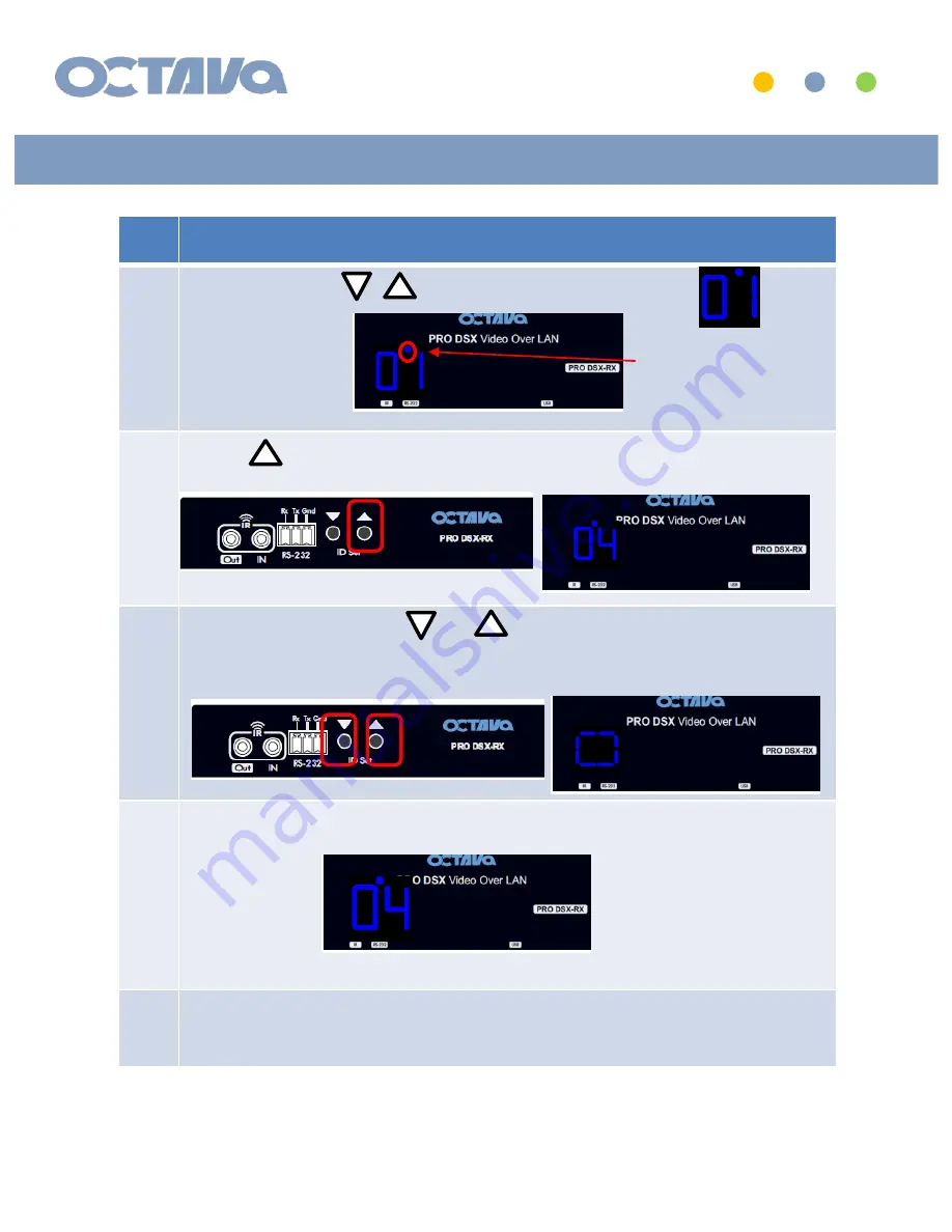 Octava PRO DSX- TX Installation Manual Download Page 14