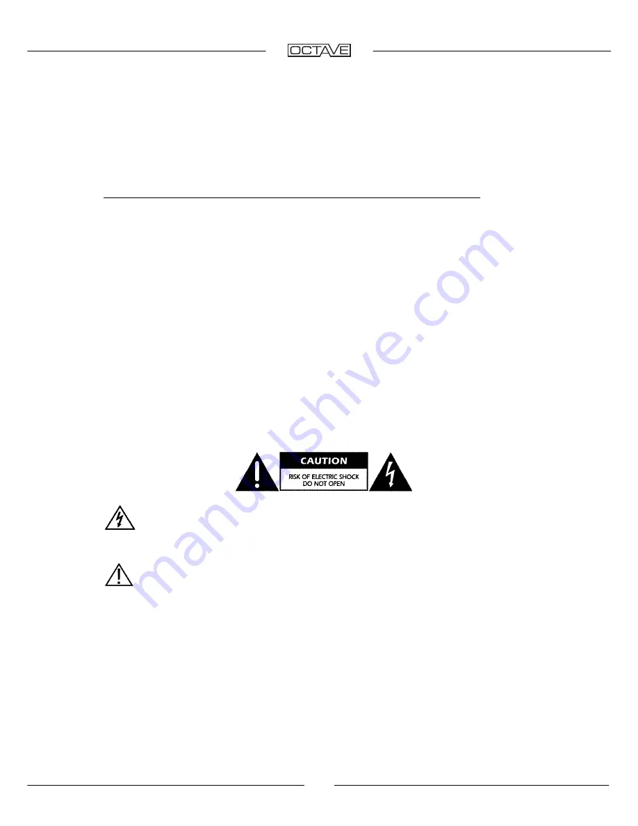 Octave RE290 User Manual Download Page 7