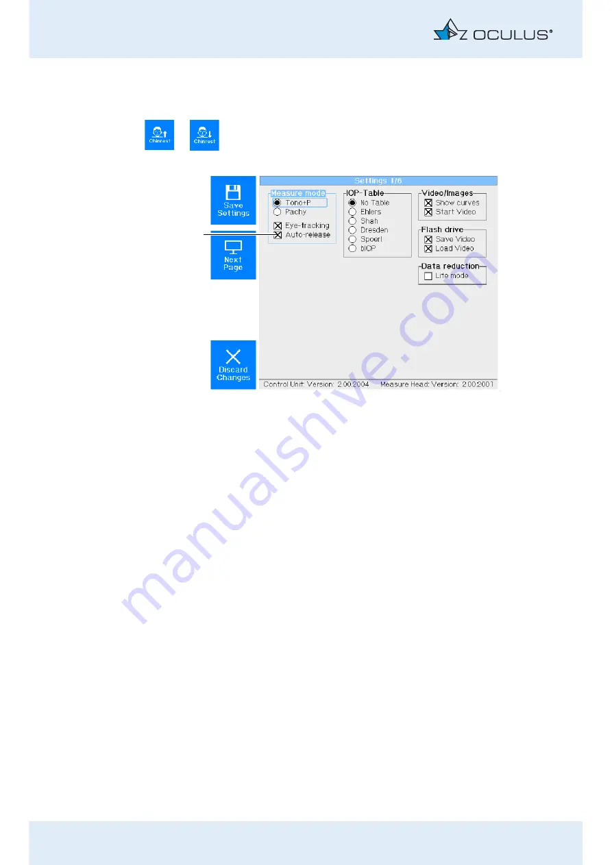 OCULUS Corvis ST Instruction Manual Download Page 40