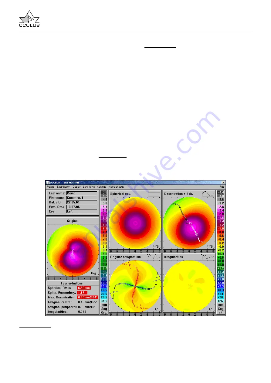 OCULUS Easygraph 70620 Instruction Manual Download Page 29