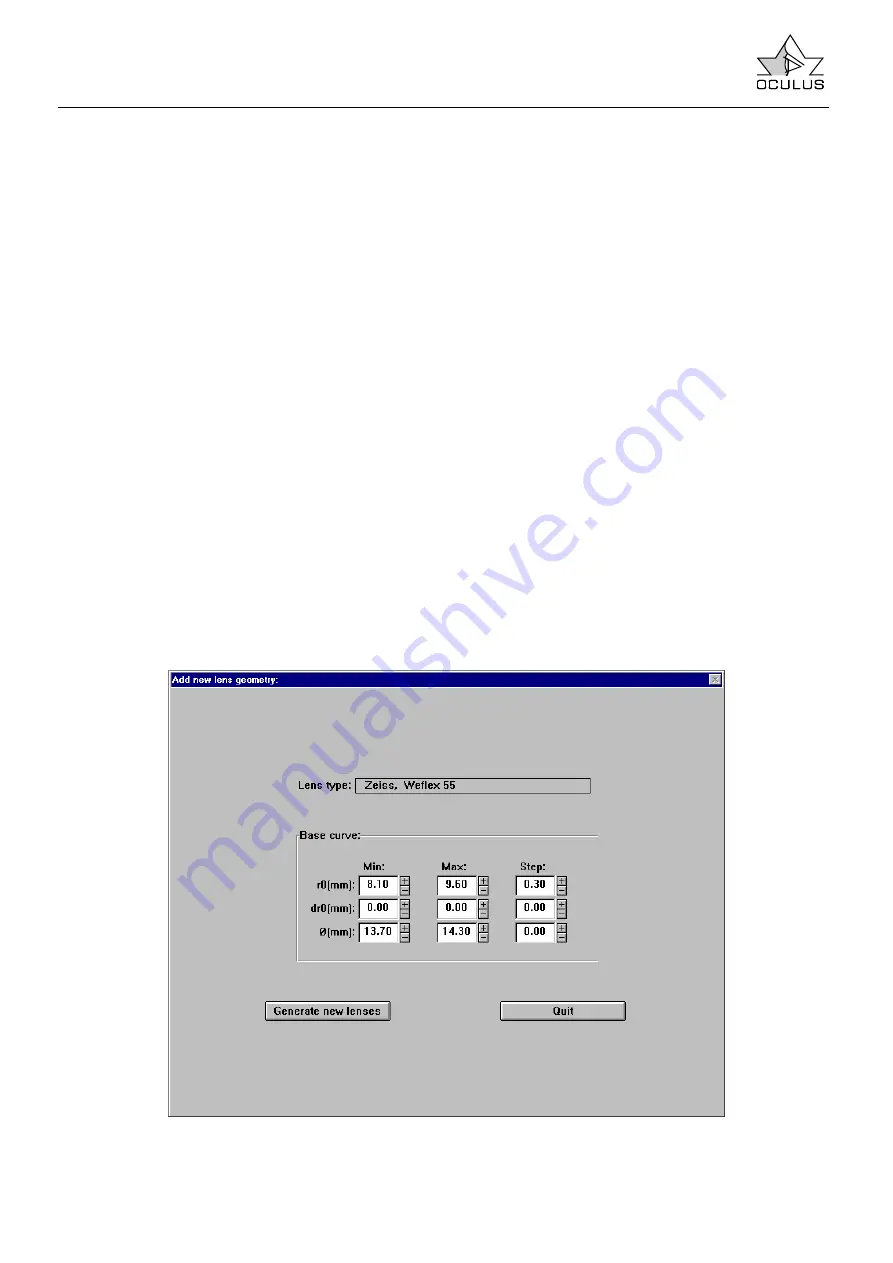 OCULUS Easygraph 70620 Instruction Manual Download Page 68