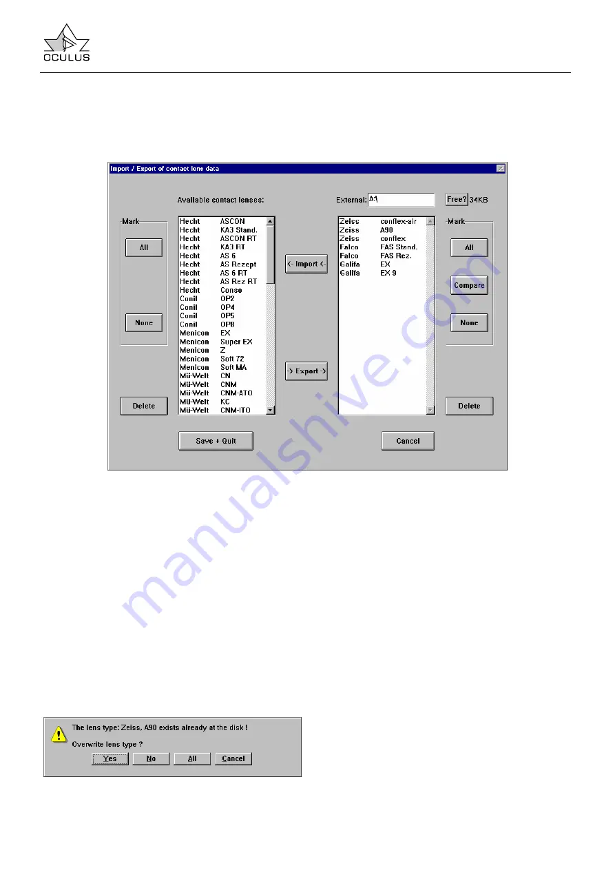 OCULUS Easygraph 70620 Instruction Manual Download Page 69