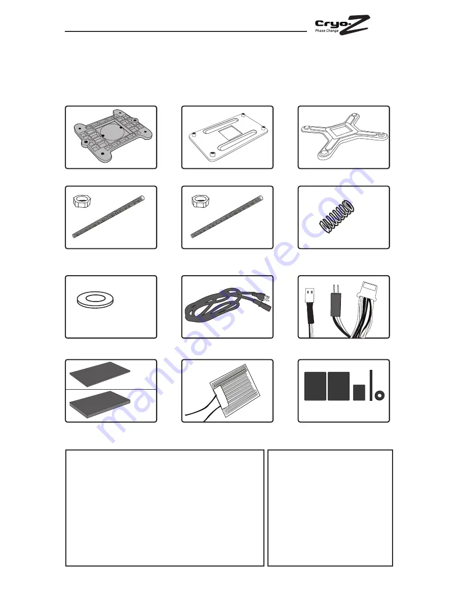 OCZ Cryo-Z Installation Manual Download Page 6