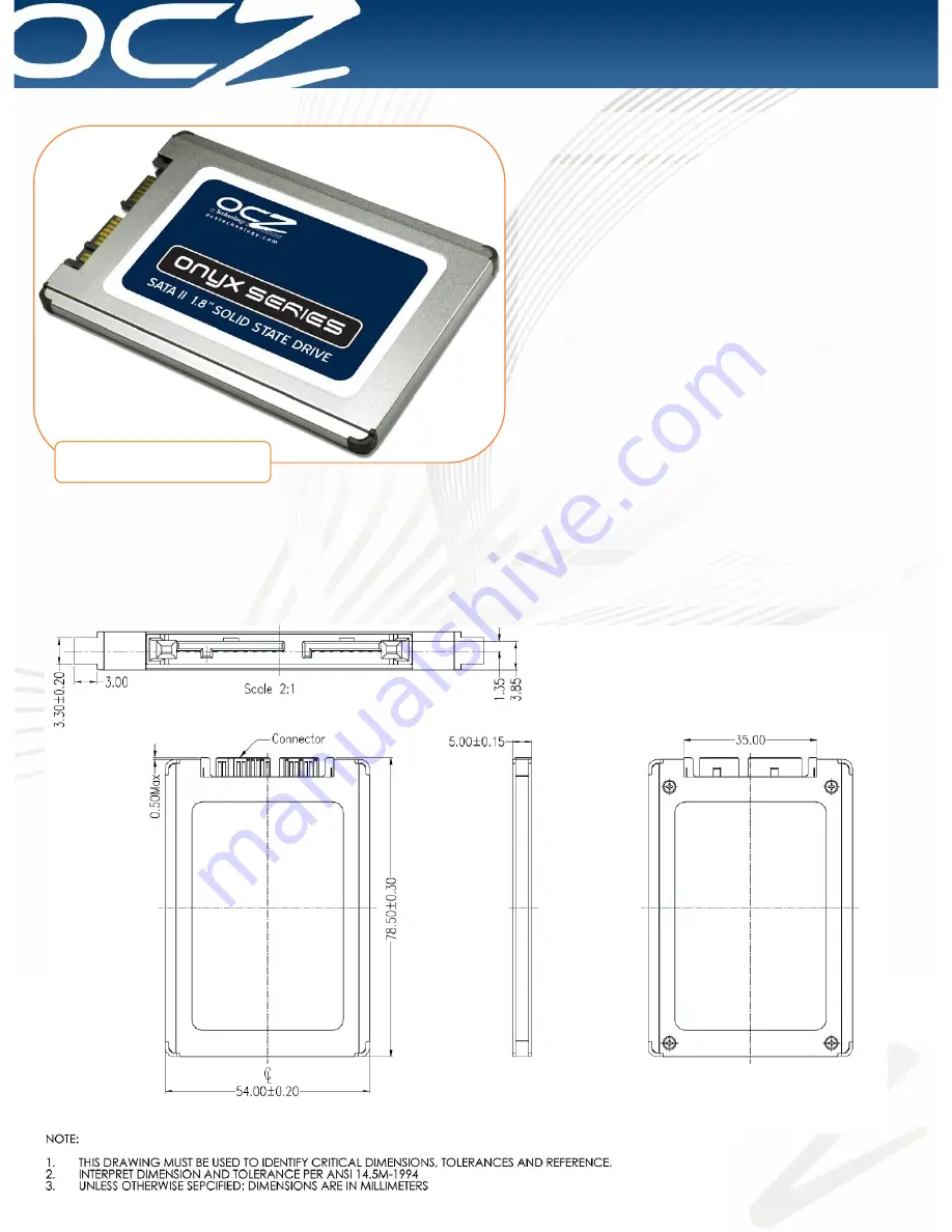 OCZ ONYX Скачать руководство пользователя страница 1