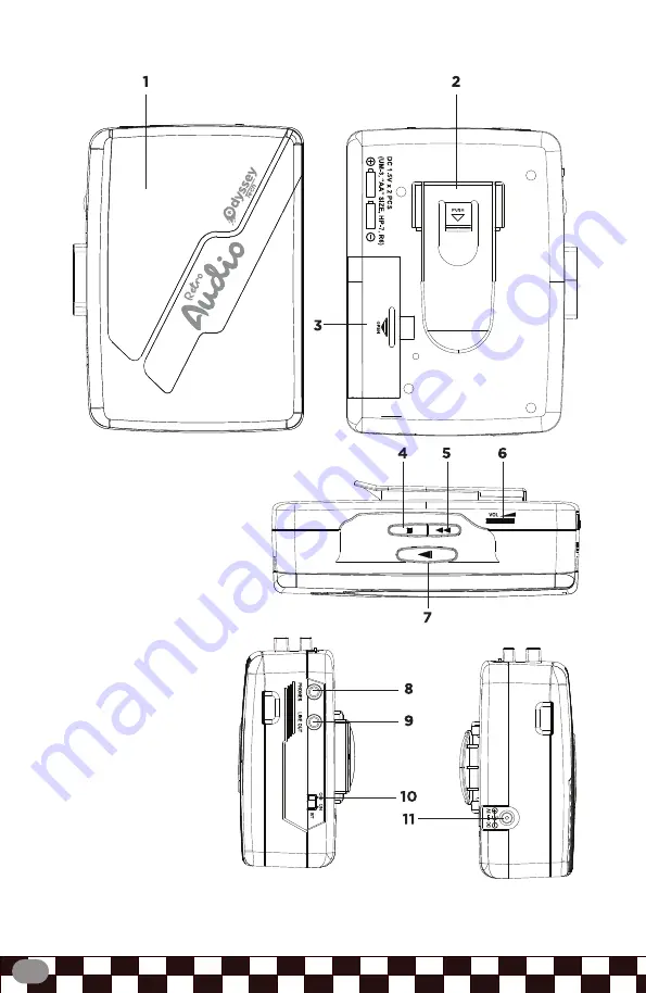 Odyssey Technologies Retro Audio ODY-1989 Скачать руководство пользователя страница 2