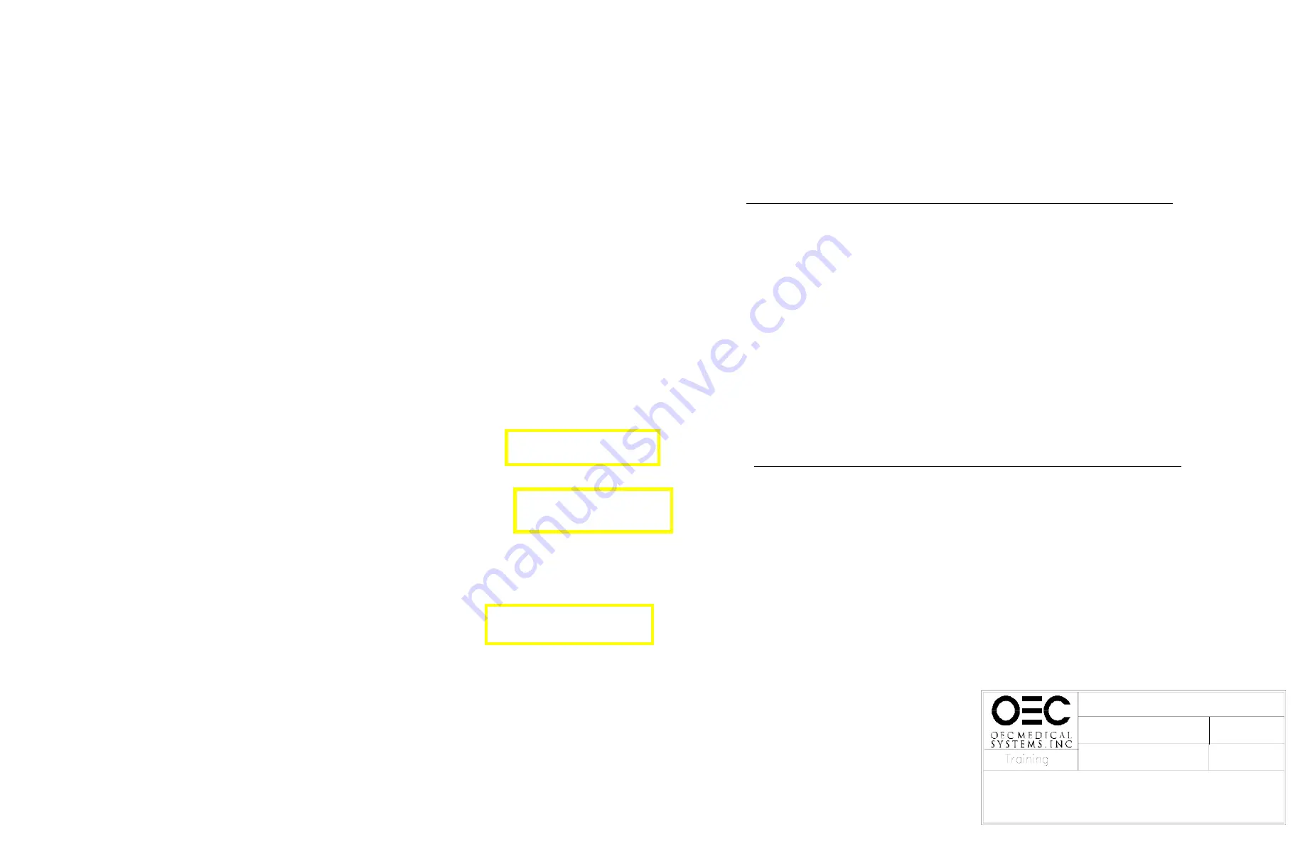 OEC COMPACT 7600 Series Block Diagrams Download Page 4